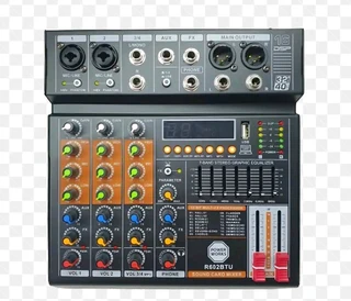 Mixer Power works 4channels with bluetooth and USB