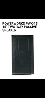 2x15 inch Passive Speaker Powerworks PW 15 New