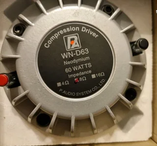 Paudio Wn D63 60w Neodymium Tweeter Driver