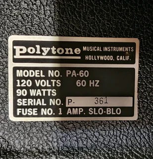 2x Polytone 15 inch and 2x 8 inch Guitar Cabinets