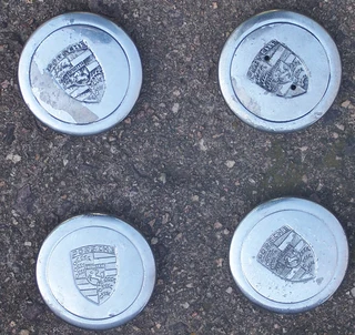 Porsche original wheel centre caps for sale