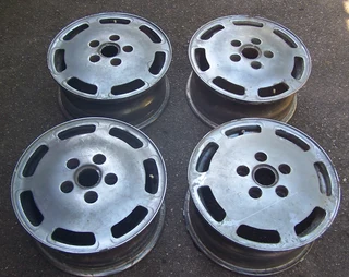 Porsche 16 inch 7 slot 928 wheels for sale