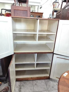 Solid Oregon pine cabinet