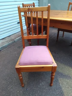 4 chairs and table solid cypress wood
