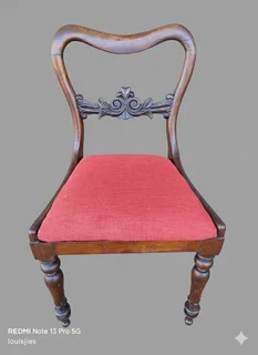 2 x antique William iv rosewood chairs
