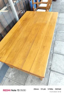 Vintage Oregon pine wood desk