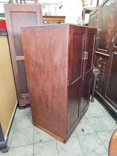 Large Oregon pine cabinet