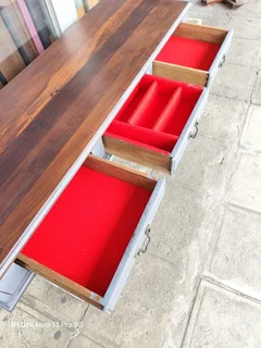 Imbuia wood server table