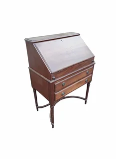 Mahogany wood writing desk bureau