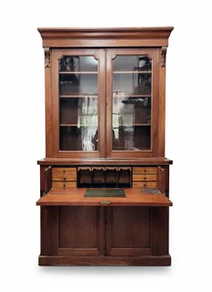 Antique Victorian secretaries bookcase. Circa 19 th century