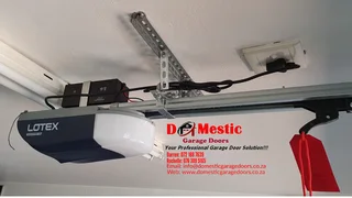 Garage door motor automation and installation