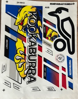 Cricket bat stickers