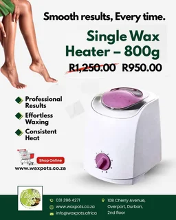 Single Depilatory Wax Heater 800g