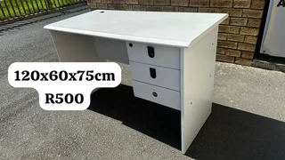 White desk