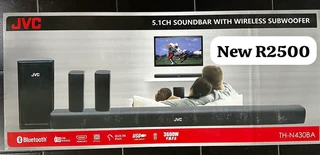 New JVC 5.1ch sound bar with wireless subwoofer
