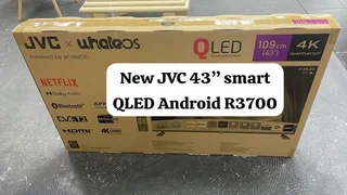 New JVC 43” smart Android QLed