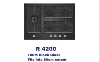 New Ferre 70cm glass gas hob