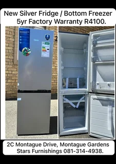 New Midea 169L bottom freezer fridge