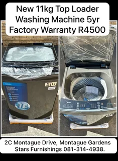 New Midea 11kg top loader washing machine