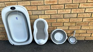 Toimoys baby bath set foldable 4 piece