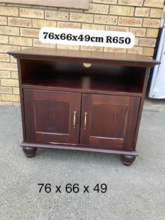 Brown 2 door cabinet