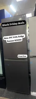 New JVC 310L frost free fridge freezer