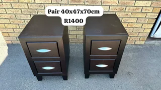 Pair bedside tables