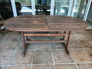 Teak Expandable Outdoor Table