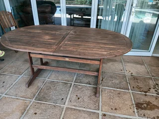 Teak Expandable Outdoor Table