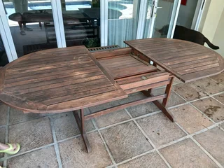 Teak Expandable Outdoor Table