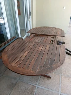 Teak Expandable Outdoor Table