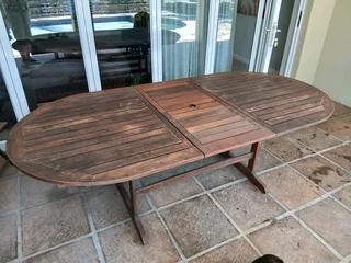 Teak Expandable Outdoor Table