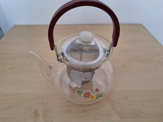 Tea pot with container