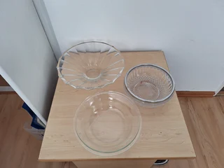 3 large bowls