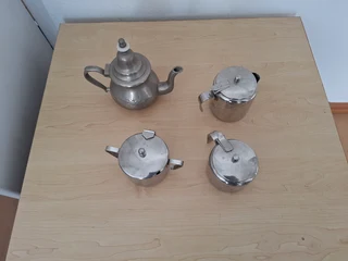 Aluminum  used for coffee, tea, sugar, water