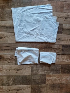 Summer bed sheet and 2 pillowcases