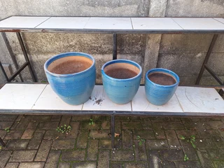 Potes in clay