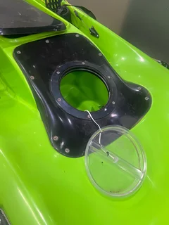 Stealth Fusion 480 fishing ski with built in live well