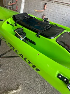 Stealth Fusion 480 fishing ski with built in live well