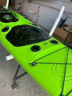 Stealth Fusion 480 fishing ski with built in live well