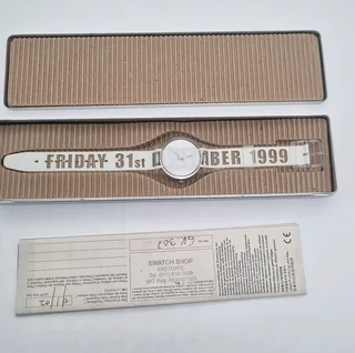 Swatch Millennium edition with original metal box and papers