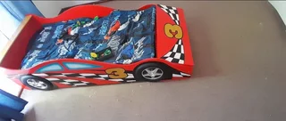 Boys car bed