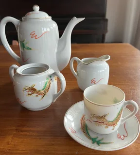 Japanese dragonware tea set- collectible