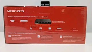 NEW 8 PORT POE SWITCH MECURSYS