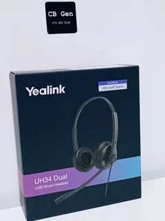 NEW Yealink UH34 Dual Ear USB Headset