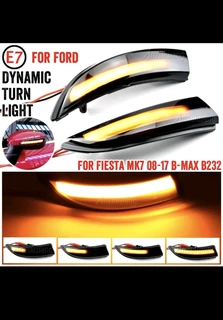 Ford fiesta Carbon fiber Mirror caps and Dynamic Led indicators