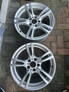 Bmw 18 REAR rims x 2. F30 F32 F36