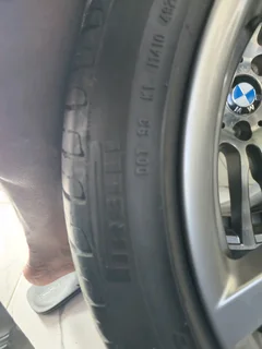 Bmw Msport 18 inch rim and tyre (one)