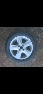 Toyota Yaris rim and tyre ( ONE )