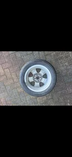 Toyota Yaris rim and tyre ( ONE )